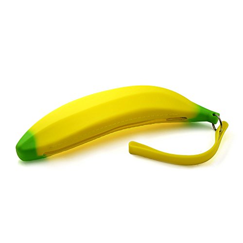Astuccio a forma di banana, grande capacità, portapenne per scuola, ragazzi, ragazze, uomini e donne