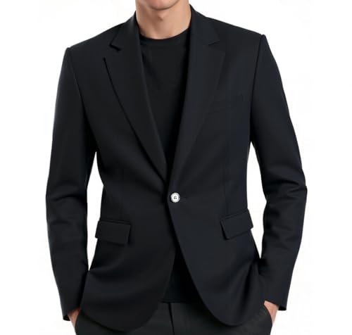 Beninos Mens Sport Coat Casual Blazer One Button Business Suit Jacket
