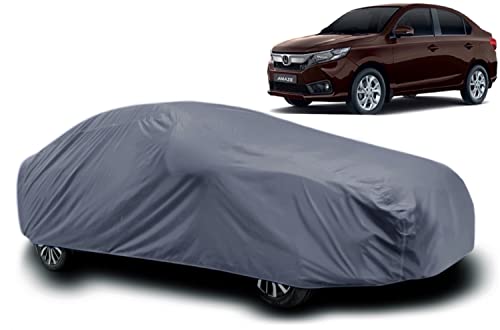 Image of PODWILS Honda Amaze Car Cover - Waterproof With Triple Stitched Fully Elastic Ultra Surface Body Protection (Grey Look)