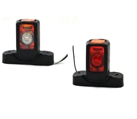 Luce Ingombro LED Per Camion 12V/24V - 2 Pezzi, 3 Colori (Bianco, Rosso, Arancio), Impermeabile - Foto 8