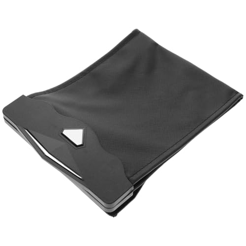 Bolsa de cuero negro para coche con luz led y acabado premium