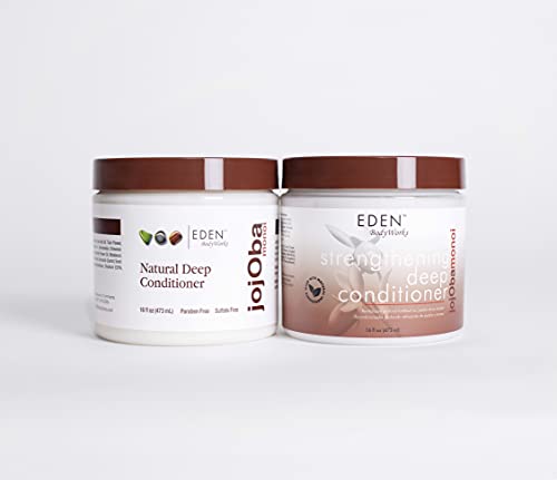 Eden Bodyworks Jojoba Monoi Deep Conditioner | 16 Oz | Moisturize, Soften & Repair Hair - Packaging May Vary #TOP2
