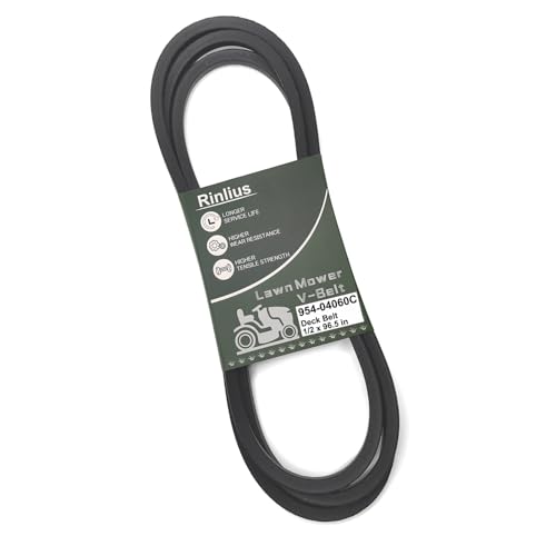 Rinlius Mower Deck Belt 954-04060C for Craftsman Troy-Bilt Cub Cadet John Deere MTD 42 inch Decks 954-04060B 954-04060 754-04060 754-04060C Lawn Mowers(1/2 x 96.5)