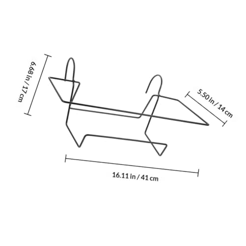 Support à fleurs suspendu pour balcon fleuri et jardinières de 43 cm