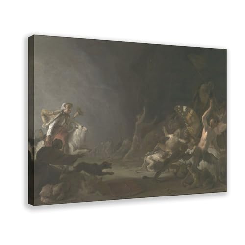 A Witches Sabbath poster Saftleven pour habiller un mur vide avec une toile