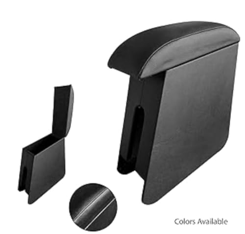 Image of SOROO Car Center Wooden Adjustable Automatic Storage Organizer Console Armrest Support For Spresso black.