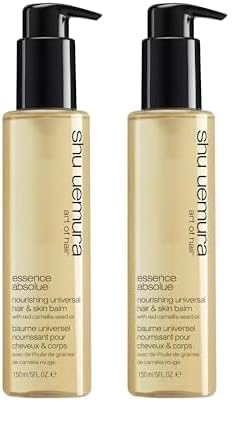Shu Uemura Art of Hair, Balsamo Universale Nutriente, Per Pelle e Capelli, Azione Districante e Idratante, Con Olio di Semi di Camelia Rossa, Essence Absolue, 150 ml (Confezione da 2)