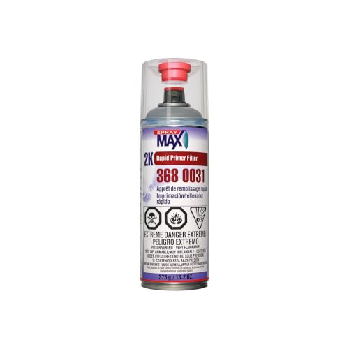Spray Max U.S. Chemical & Plastics 2K Rapid Primer Filler Gray (USC-3680031)