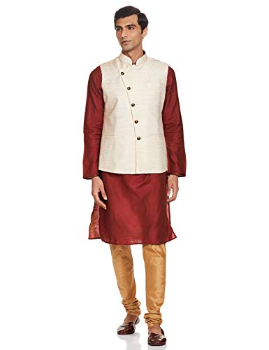 Image of Ethnix by Raymond Ethnix Mens Regular Fit Bundi