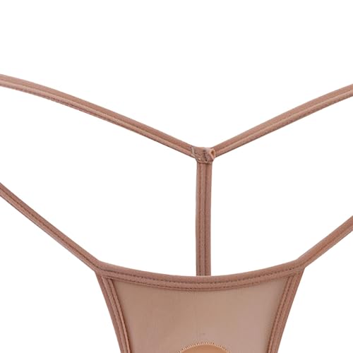 JEKE-DG Men's G-String See Through Mesh Thongs Funny T-Back Bulge Pouch Briefs Low Rise Sexy Erotic Underwear4