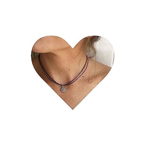 Yheakne Boho Layered Suede Choker Necklace Cover