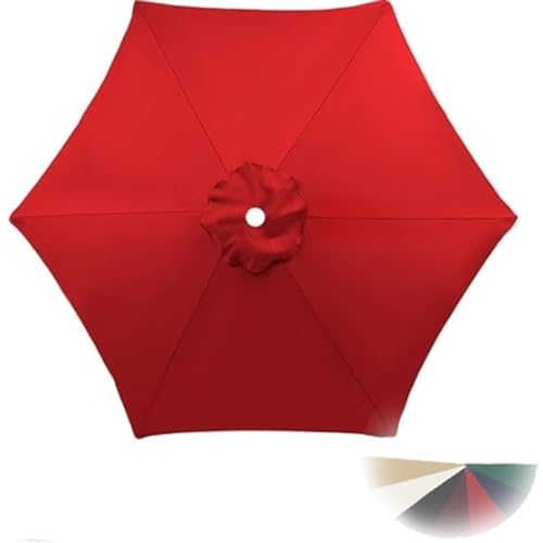 Zapasowy pokrowiec na dach parasola tarasowego, 6 żeber / 8 żeber, materiał parasola przeciwsłonecznego, duża część zamienna do parasola