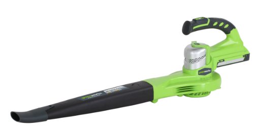 Greenworks 24V Cordless Blower (130 MPH / 330) with 2AH Battery and Charger