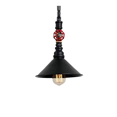 Preisvergleich Produktbild Meimeijia Flansch Retro industrielle Pendelleuchten kreative Wasserleitung Kronleuchter for Esszimmer Bar Pub-Restaurant-Café-Dekor Pendelleuchte Raum (Body Color : Red Bronze, Size : 22x22x29cm)