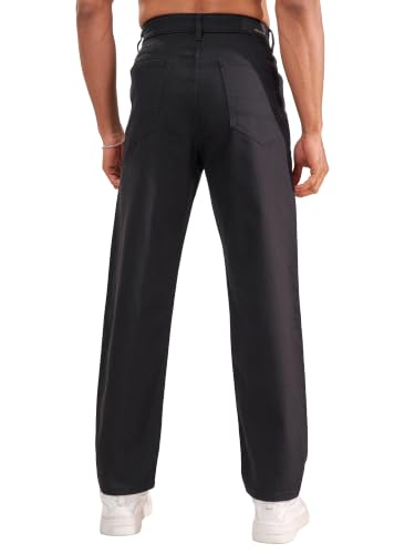 Image of Highlander Men Men's Straight Relaxed Fit Jeans | Stretchable | Everyday Comfort & Style| Jeans for Man|Premium Cotton Blend