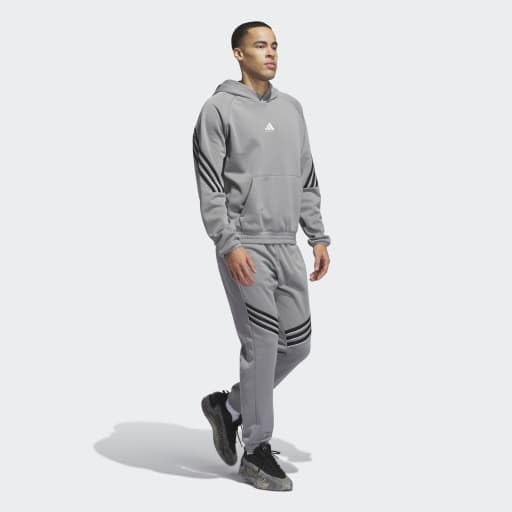 adidas Men's Select Foundation Fleece Basketball Hoodie3