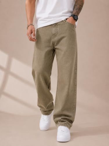 Image of Men's Comfortable Casual Denim Jeans || Straight Fit (Jean) for Men || Regular Fit Mid Rise Flat Front Full Length Jeans for Men| Modern & Fashionable for Casualwear