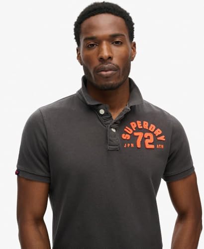 Polo Superdry Polo manches courtes Vintage Athletic délavé EU - vue 5