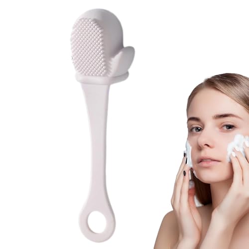 Sucritude Cepillo facial para, cepillo limpiador para,Depurador facial manual de espinillas y limpieza de nariz de silicona - Cepillo facial de limpieza profunda suave, guante para dedo, cepillo