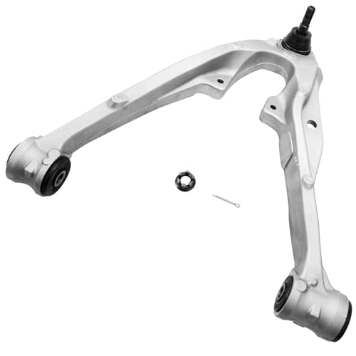Image of Detroit Axle - 8pc Front Control Arms Kit for 2007-2013 Chevrolet Silverado 1500 GMC Sierra 1500 Suburban Cadillac Escalade, Lower Control Arms w /Ball Joints Inner and Outer Tie Rods w /Rack Boots