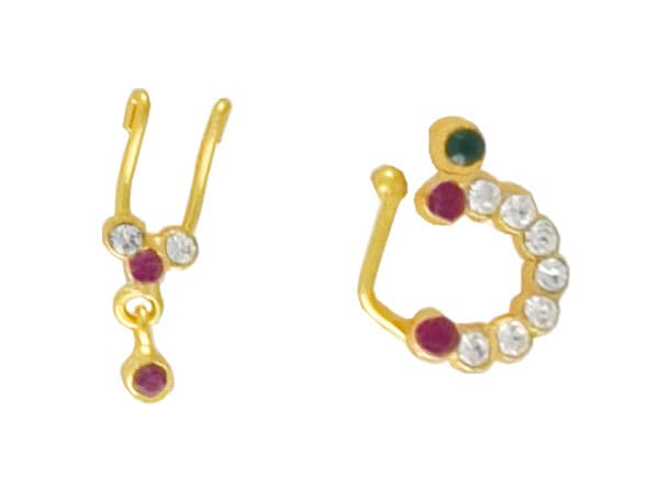 Deity God Jewellery Stone Nathu Bulaki (Nose Pins) for all Gods and Goddesses (78040M) (B0BN373V5Q) Amazon Price History, Amazon Price Tracker