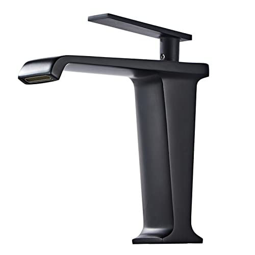 Robinet de salle de bain à poignée unique et mitigeur cascade