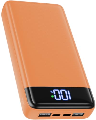 Batterie Externe 26800mAh, 22.5W Power Bank, Batterie Portable USB C Input & Output PD3.0 QC4.0 Charge Rapide Chargeur Portable avec Affichage LCD Compatible...