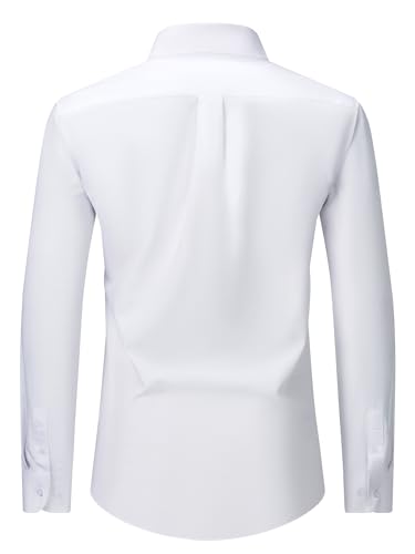 Men's Oxford Long Sleeve Shirts Classic Button-Down Solid Color (S-6XL + Tall) Thickened Autumn Versatile for Casual & Formal2