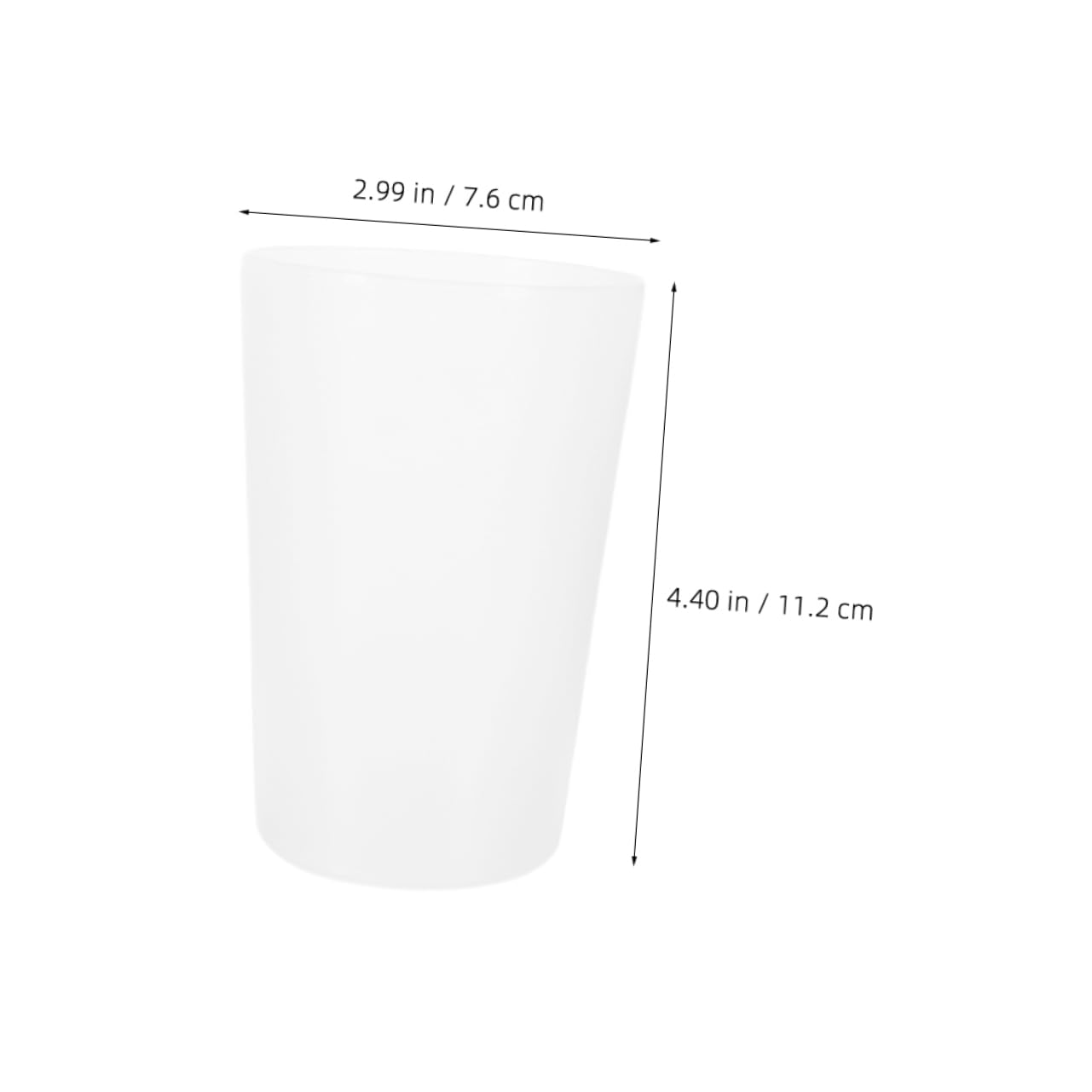 RORPOIR 12pcs Transparent Bathroom Toothbrush Cup Minimalist Mouthwash Holder for Easy Storage Reusable Wash Cups for Home and Travel Use