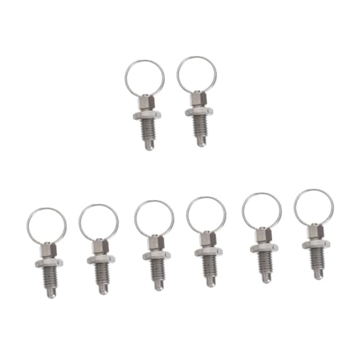 DOITOOL 8pcs Stainless Steel Split Position Column Plunger for Industrial Applications Compatible Molds Chassis Cabinets and Equipment Mechanical Accessories
