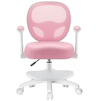 HOFFREE Kids Desk Chair Ergonomic Study Chair with Flipped Armrest