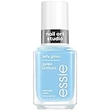 essie Nail Art Studio Jelly Gloss Polish, Vegan, Sheer Blue Nail Polish, Sky Jelly, 0.46 Fl Oz