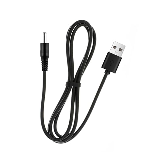 Charger Cord Replacement for Bitvae D2/R1/R2/S2 Electric Toothbrush Compatible with Fairywill Vekkia Mornwell & More Black