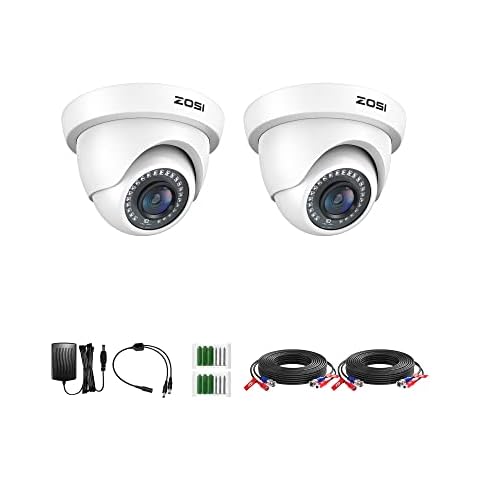 ZOSI 2 Pack 1080P HD-TVI Security Cameras Cover