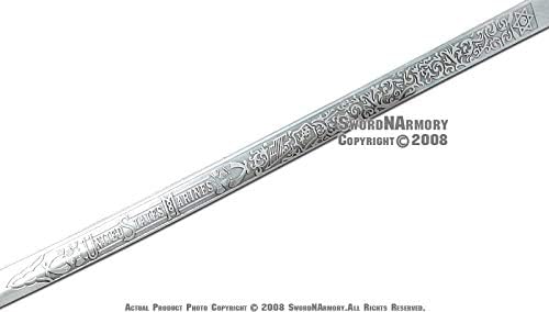 Miniatura 6 de Etrading Color dorado Cuerpo de Marines Vestido Uniforme Oficial NCO Sword Saber