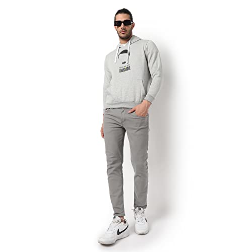 Image of CAHOOT Men's Printed Sweatshirt Regular Fit for Casual Wear | Full Sleeve | Cotton | Stylish Sweatshirt Crafted with Comfort Fit and High Performance for Everyday We