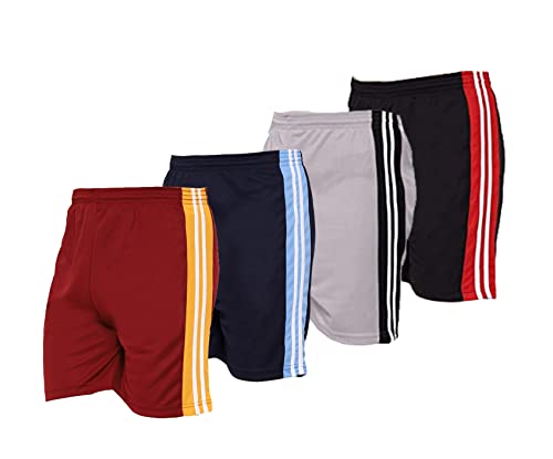 Image of Fort Worth Men's 4 Pack Gym Workout Shorts Quick Dry Bodybuilding Weightlifting Pants Training Running Jogger with Pockets