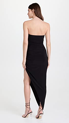 Image of Norma Kamali Women's Strapless Side Drape Gown