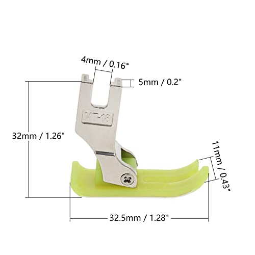 Othmro 5Pcs MT-18 Pies Prensatelas Para Máquina De Coser miniatura 2