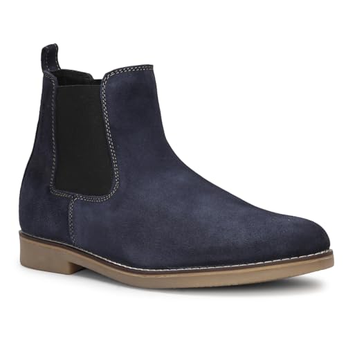 Image of Kraasa Men's Chelsea Boots for Men, Premium Vegan Leather, Fashion Ankle, Modern Casual, Smart Casual & Formal Footwear