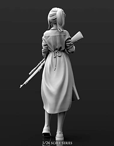 Figura modelo de resina 1/24 sin armar sin pintar miniatura 3