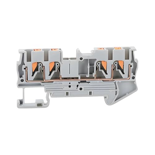Bloques de terminales PT4-QUATTRO grises: conecte cables en riel DIN sin usar tornillos 2