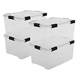 📏 ABMESSUNGEN DER AUFBEWAHRUNGSBOX MIT DECKEL: Außen: B59 x T39 x H29 cm| Innen: B48 x T32.5 x H27 cm|Dieses Produkt wird zu 100% in Europa hergestellt (Fabrik in Lieusaint, Frankreich).