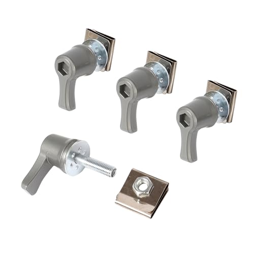 Kit 4 Pcs Tornillos y Tuercas para Alforjas Moto Universal miniatura 6