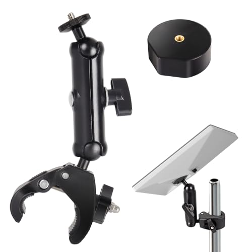 UBeesize Starlink Mini Mount, Adjustable Clamp Mount Accessories, Starlink Mini Roof Rack RV Ladder Pole Mounting Kits, Compatible with Original Pipe Adapter (Old Version)