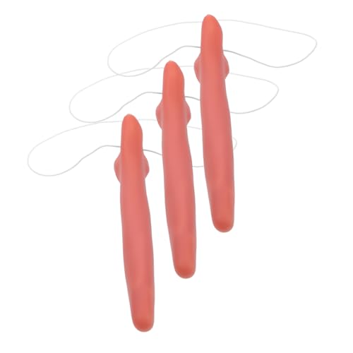 LOPUNER 3pcs Long Nose Cosplay Props for Halloween Costume Parties Versatile Makeup Accessory for Stage Performance Cosplay Events Portable and Fun Nose Props for All Occasions