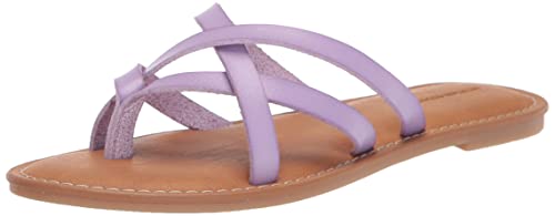 Image of Amazon Essentials Women's Strappy Slide Flat Sandal