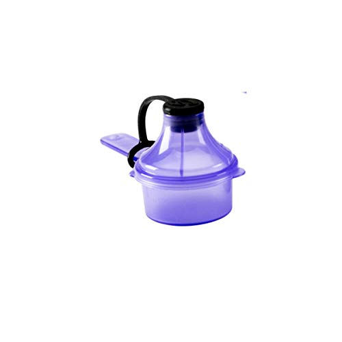 Plastic Measuring Scoop with Funnel, The Scoopie (15 cc | 1 tablespoon | 15 mL) Measuring Spoons for Powders, Coffee, Pet Food, Protein, Spices and Other Dry Goods (Pack of 1, Purple)