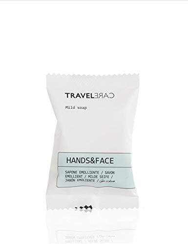 Travel Care Sapone Emolliente 12g, 500 pezzi, linea cortesia per Hotel e B&B [6000gr]
