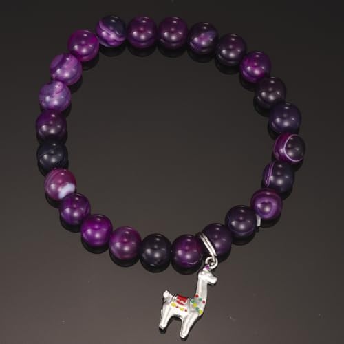 Llama Gift Bracelet for Women - No Prob Llama Probllama Lama Teacher Stuff Alpaca Birthday Bracelets3